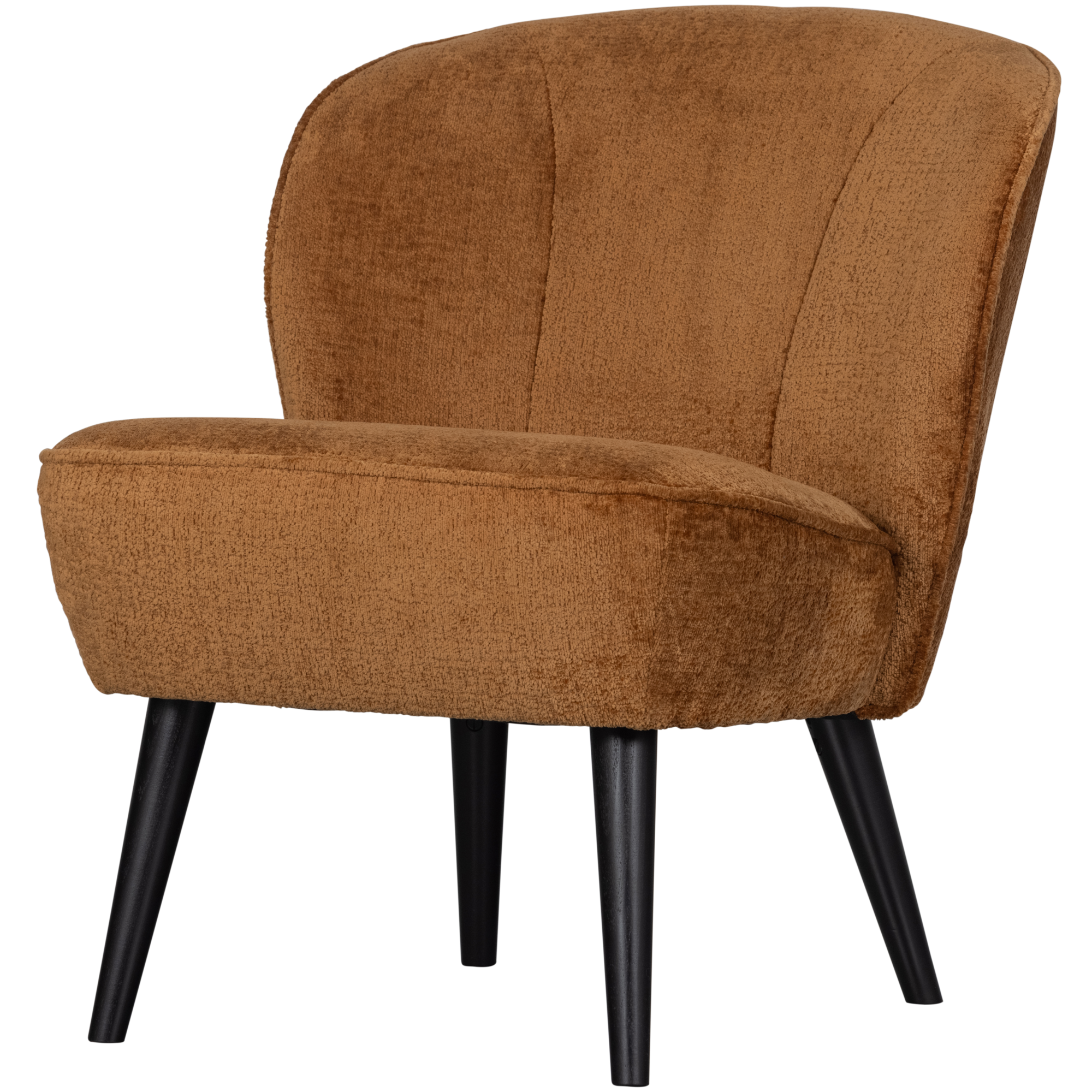 Fauteuil Sara Sara Fauteuil - Structure Velvet - Cognac