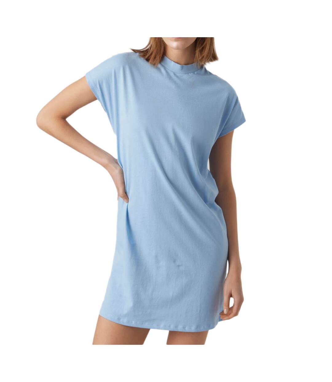 Robe T-Shirt Bleu Femme Vero Moda Turtle