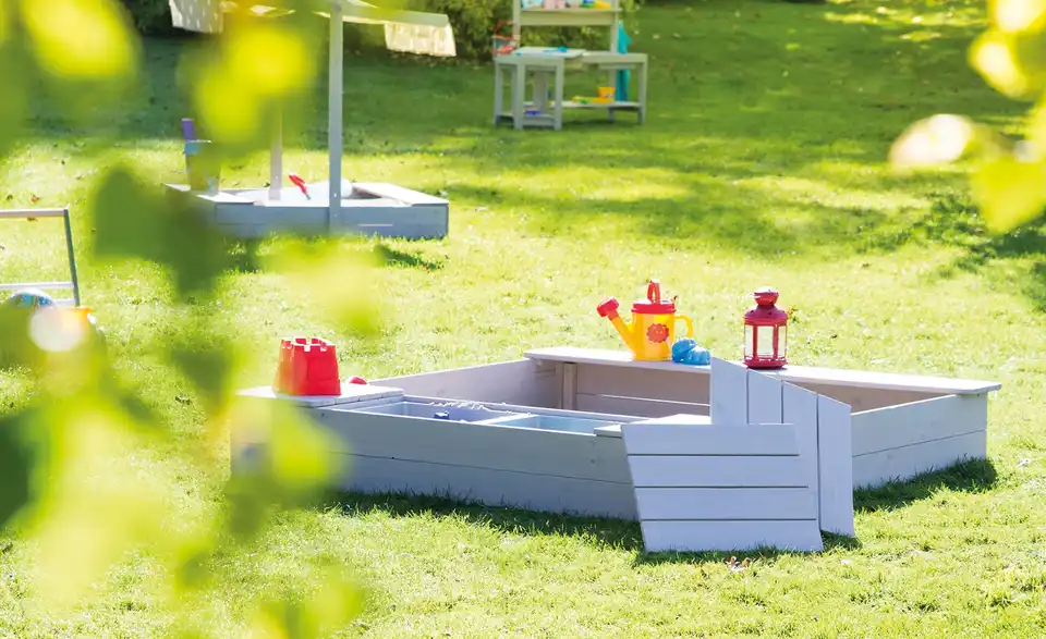 Roba Sandkasten mit Spielwannen 120 cm