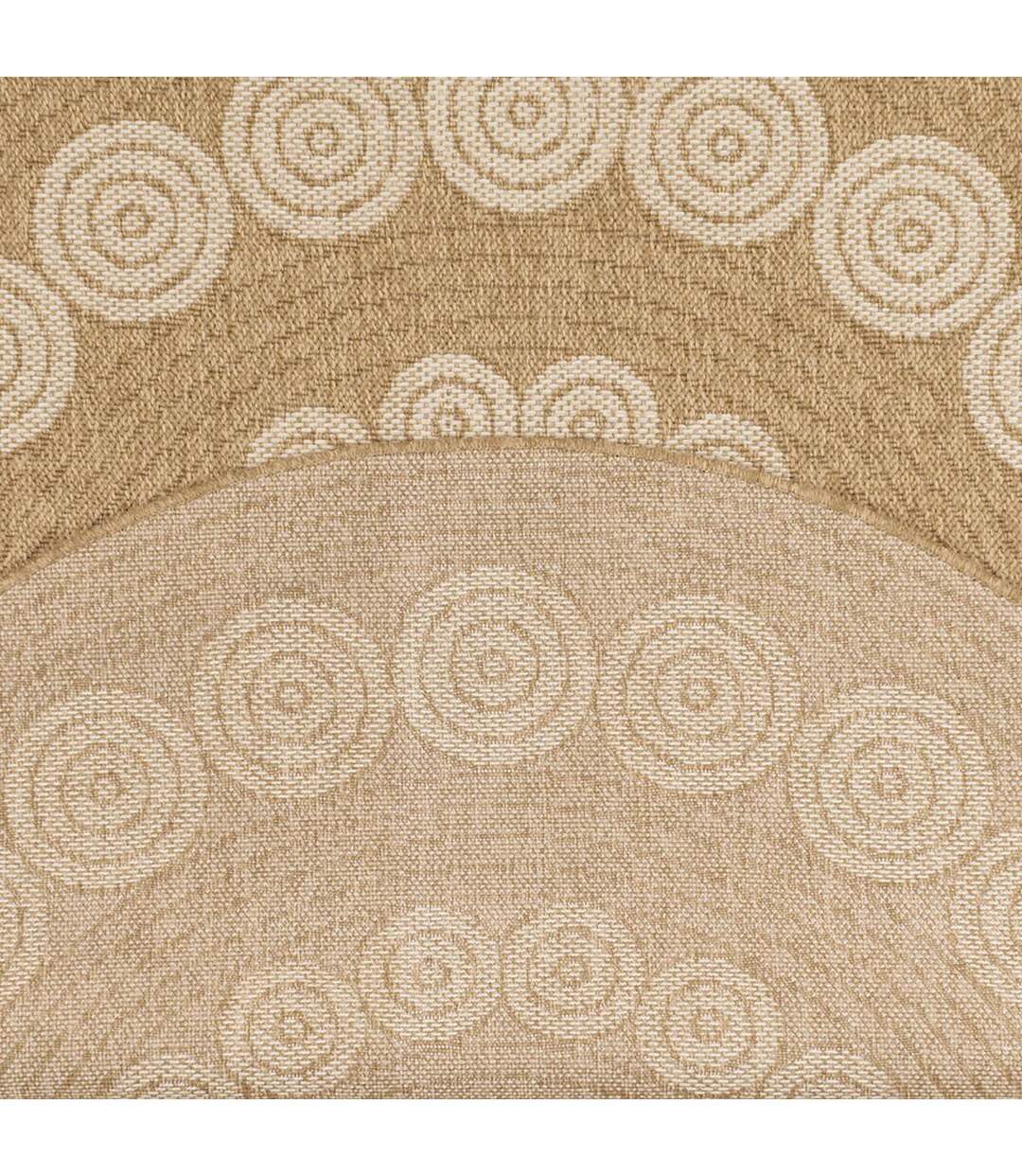 Tapis exterieur JUTE ART 8 en polypropylène doux et soyeux OEKO TEX