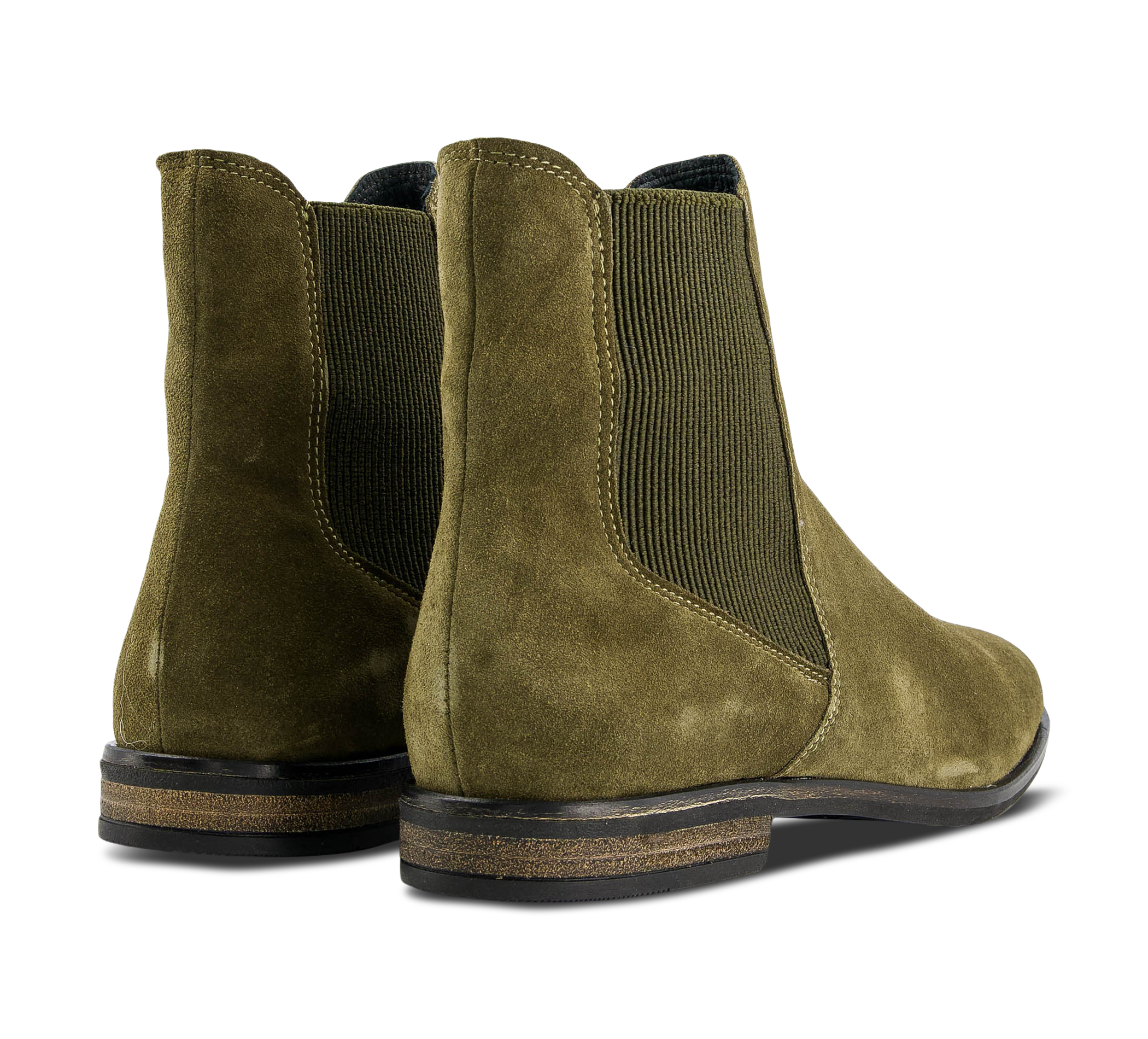 1874 by Walder Chelsea Boots grün