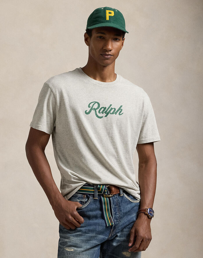 Polo Ralph Lauren 20/1 UNEVEN JERSEY-SSL-TSH Grå