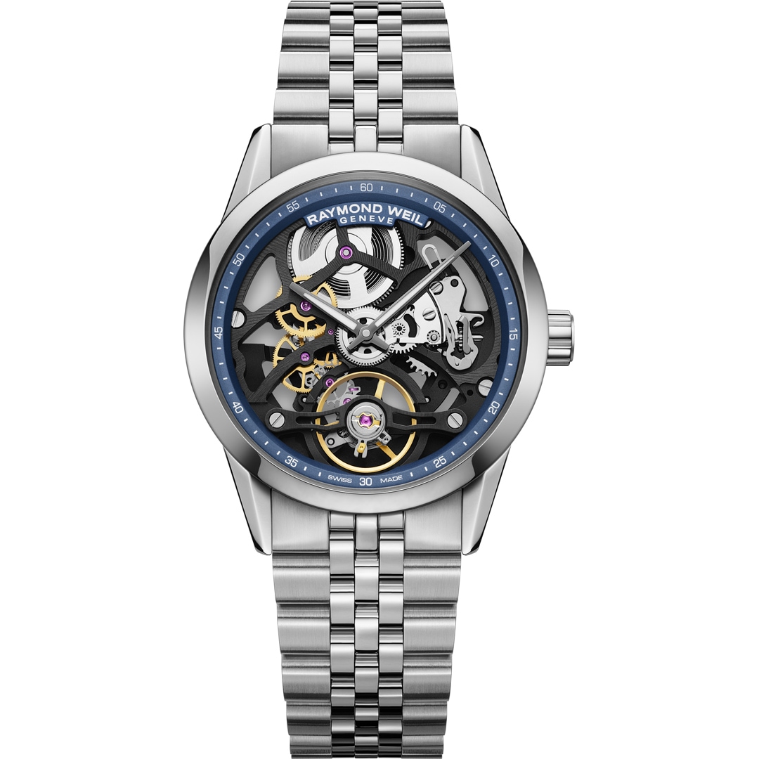 Raymond Weil Freelancer Skeleton Automatik Silber Ø 38mm