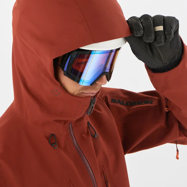 QST 3L  Shelljacke Herren MADDERBROWN