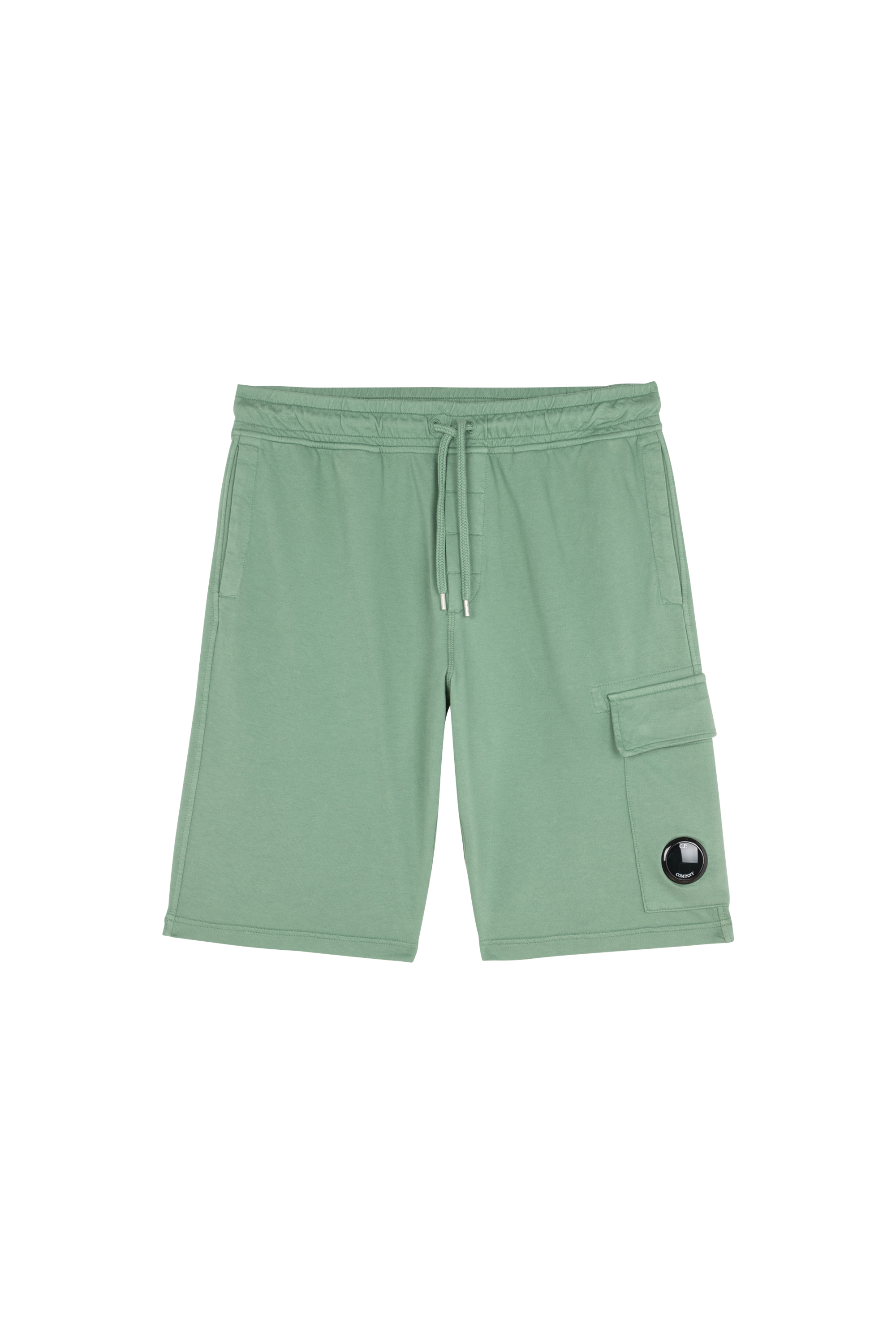 C.P. COMPANY Short LIGHT FLEECE UTILITY SHORTS Vert