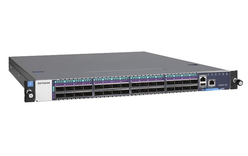 QSFP28 Switch CSM4532-100EUS 32 Port<br>NETGEAR M4500-32C Managed Switch (CSM4532)