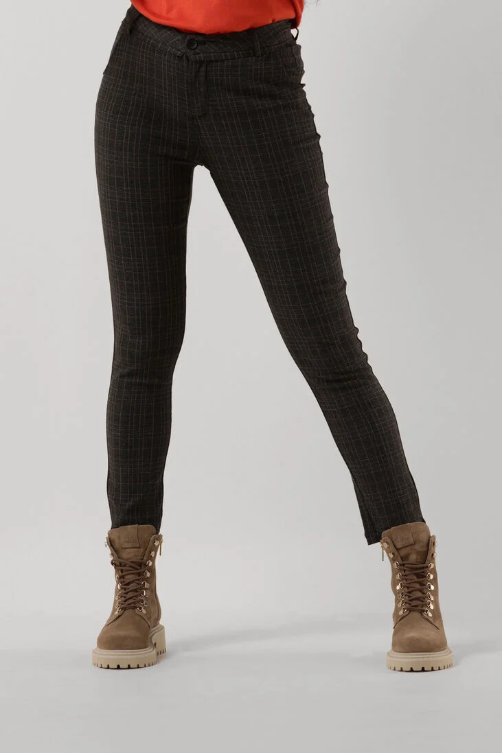MINUS grijze minus pantalon new carma check 7/8 pants