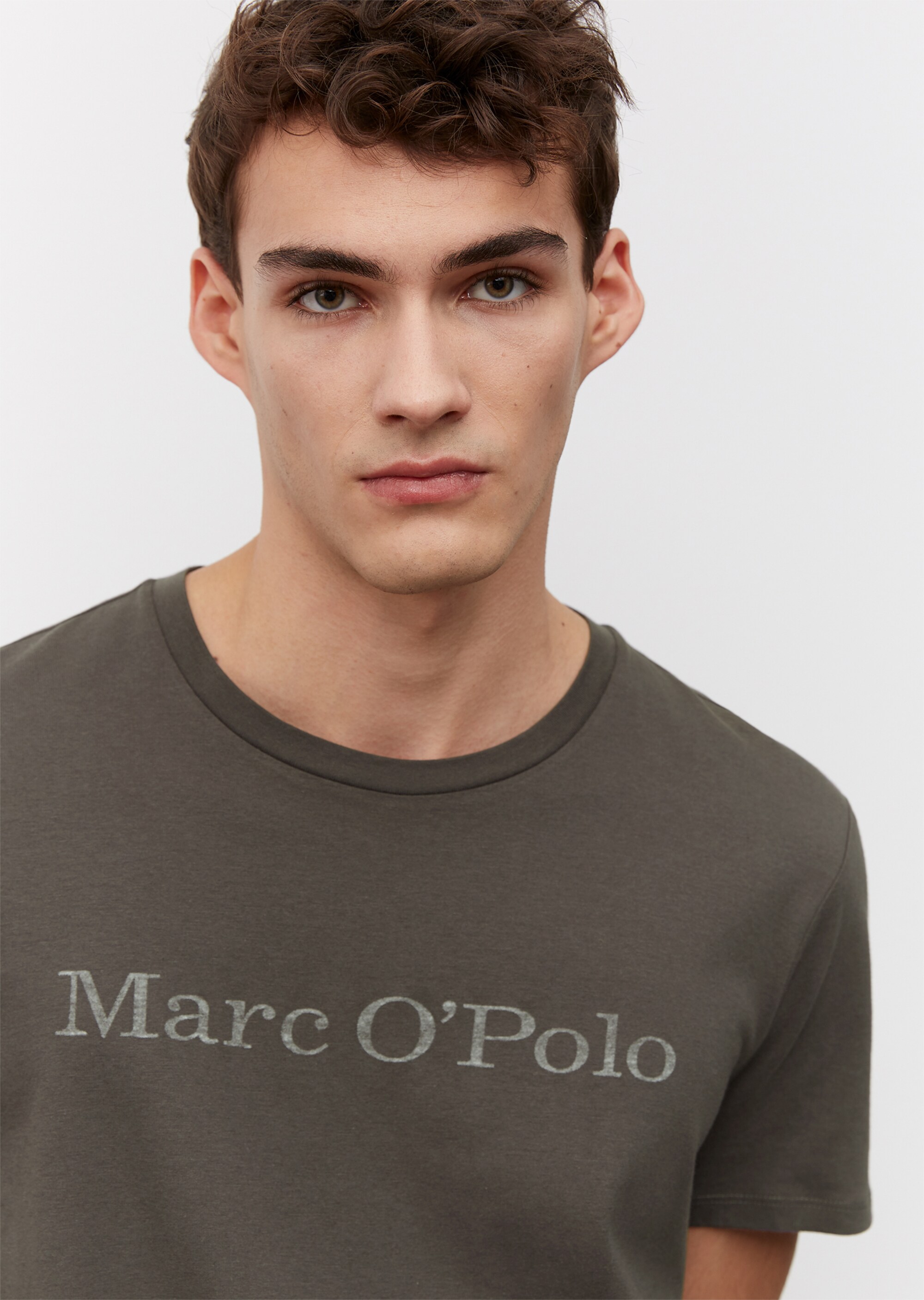Logo-T-Shirt regular aus reinem Organic Cotton
