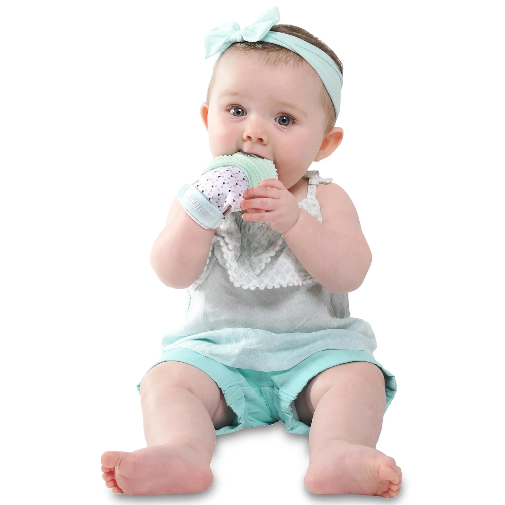 Munch Mitt Mitaine Munch Mitt - Menthe  Triangle