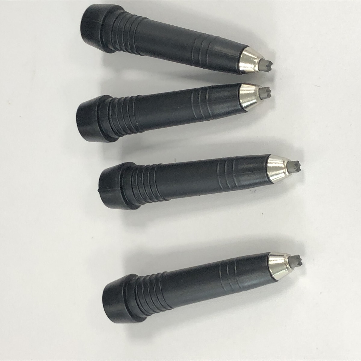 Tungsten stålspisser for turstaver 4-pakning Sort