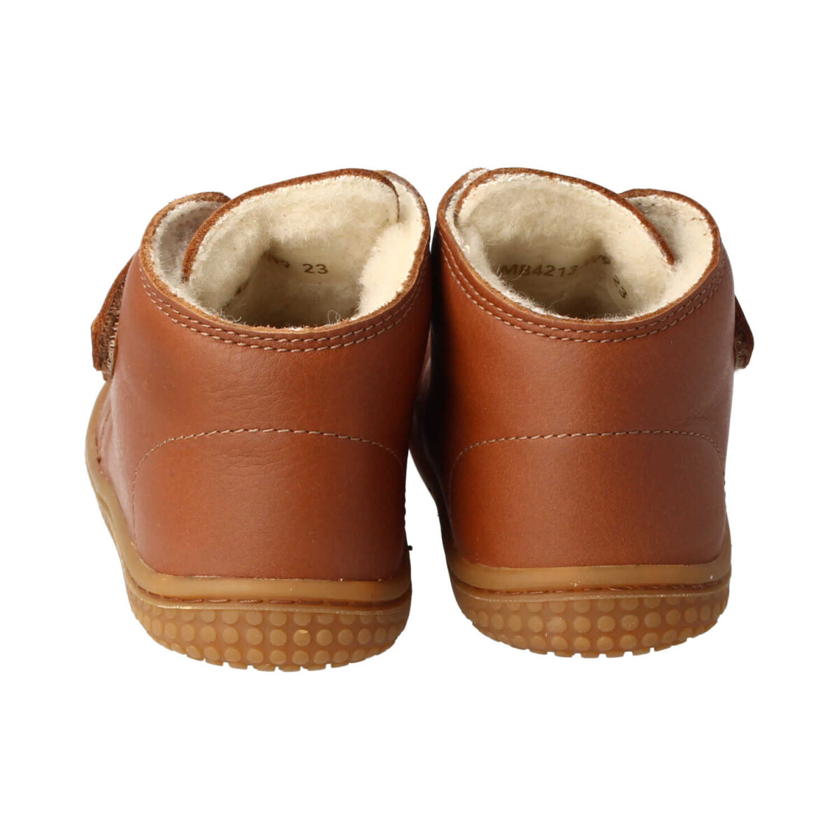 MB4213-W9 chestnut SOFT-FEET BIO nappa wool velcro Weite/M