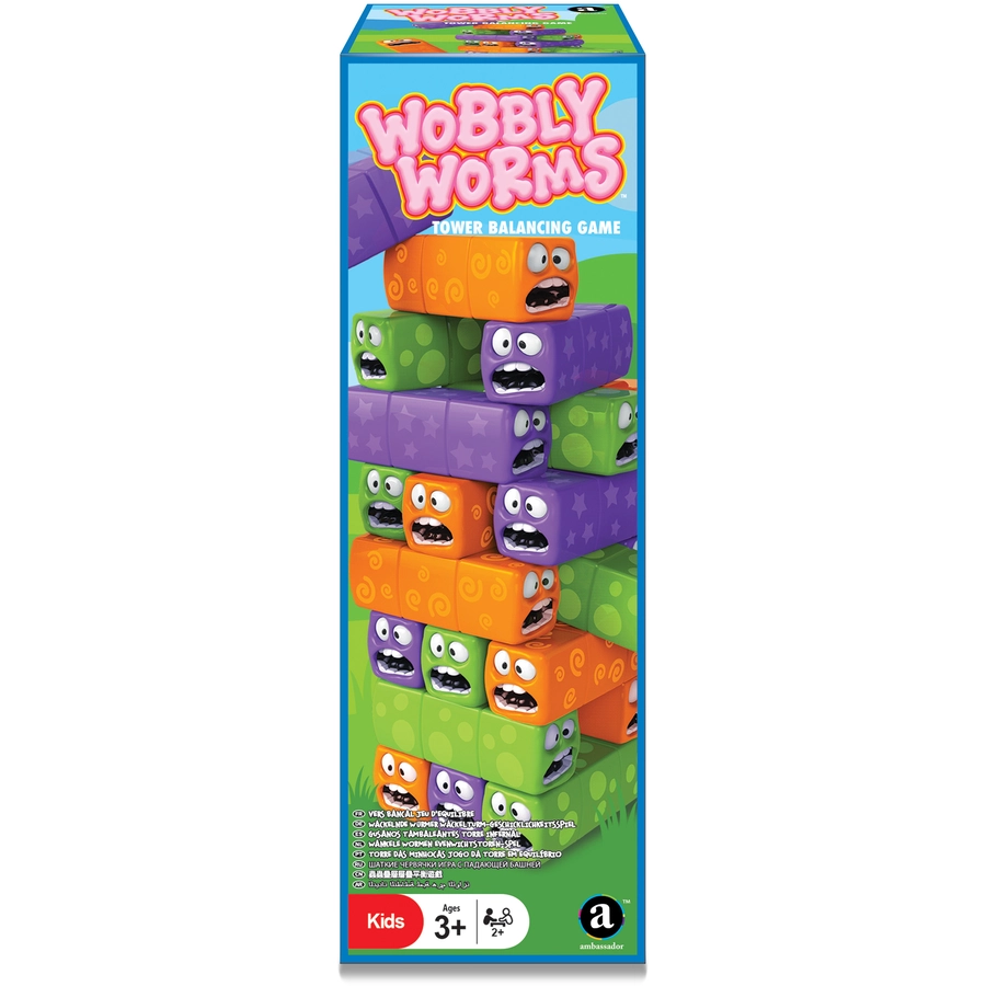 Merchant Ambassador Wobbly Worms Tower Balancing Game bunt