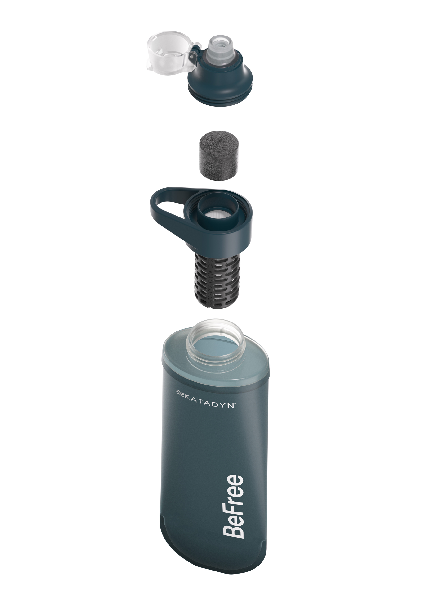 Katadyn BeFree Filter AC 0,5 Liter - Schieferblau