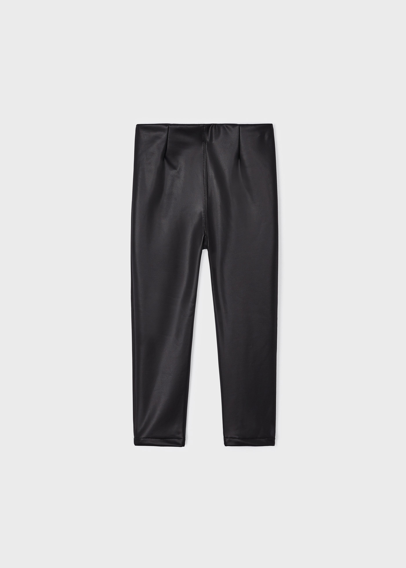 Leggings de couro sintético para meninas