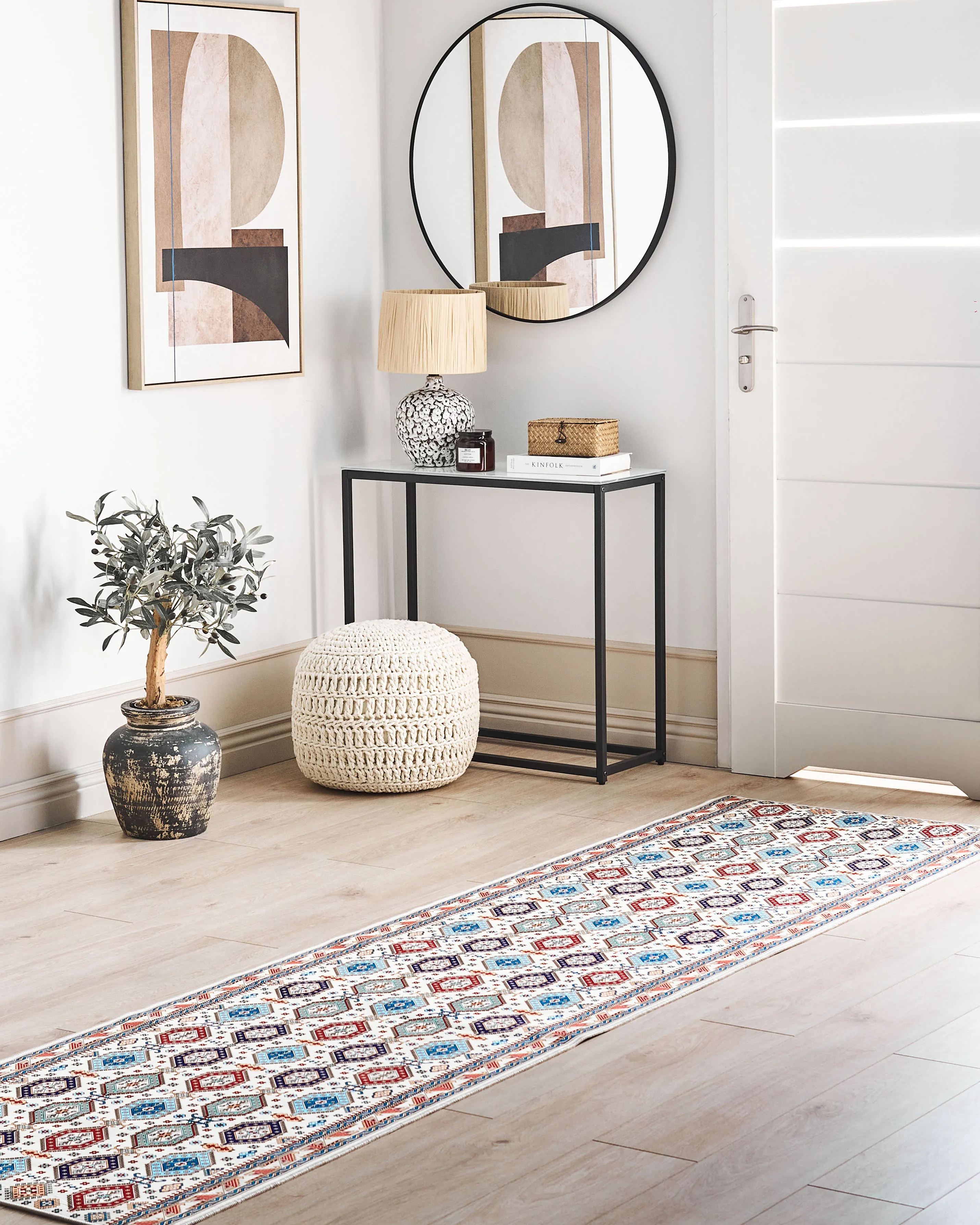 Vloerkleed HACILAR Meerkleurig 80 x 300 cm