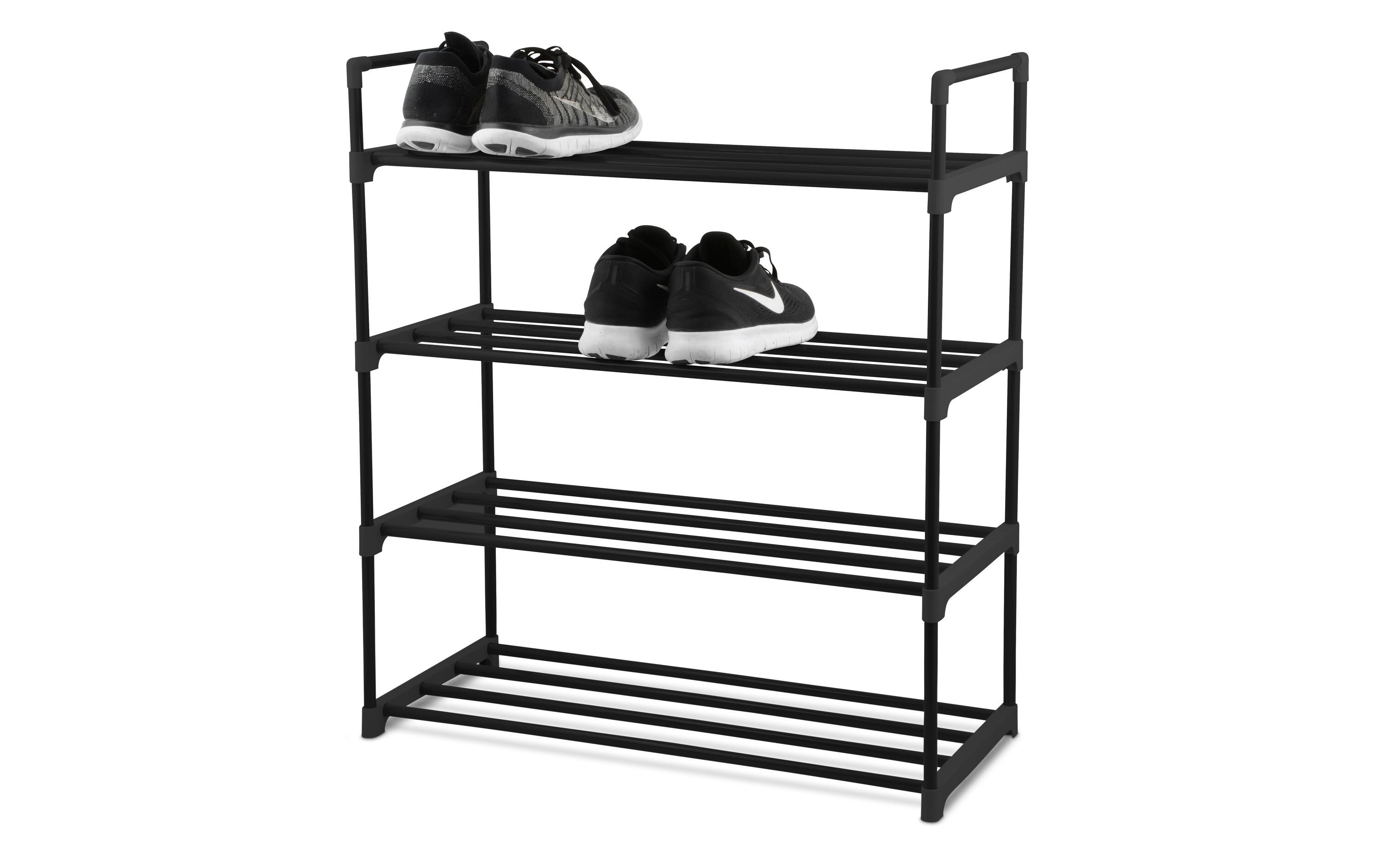 Schuhregal 65 x 29 x 74 cm, SchwarzSchuhgestell