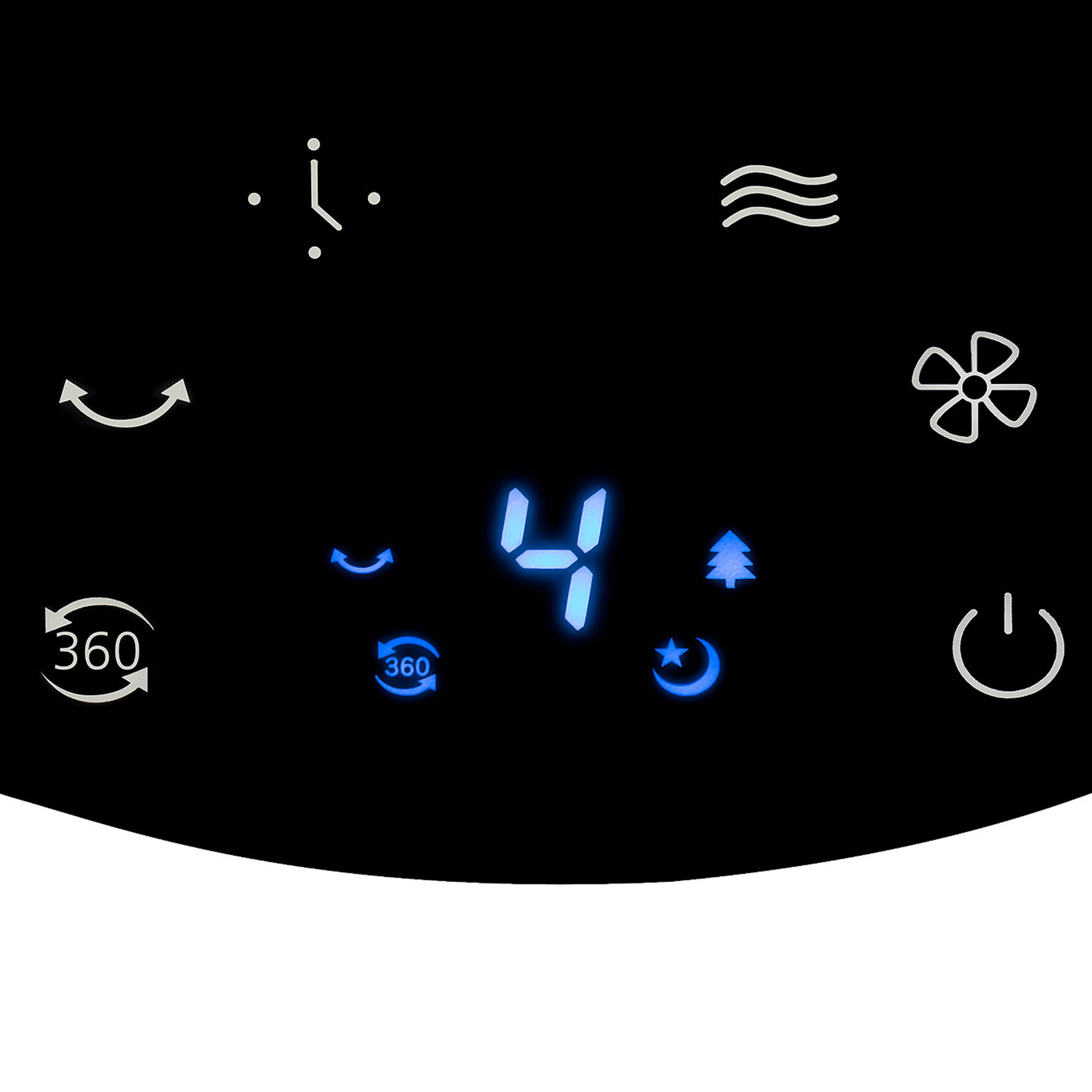 STEBA Tischventilator VT 360 Twist - weiß-schwarz - mit Fernbedienung