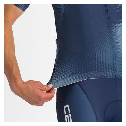 Maillot à Manches Courtes Vortice Homme Bleu