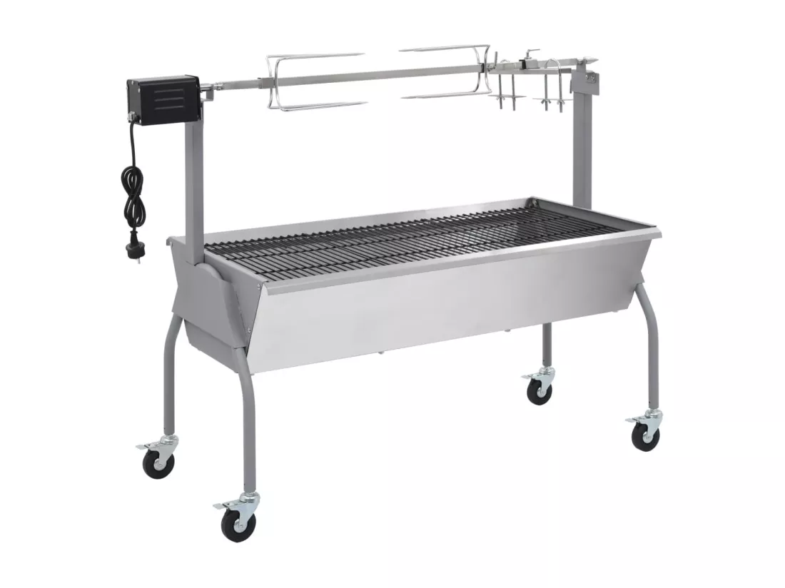 R?tissoire pour barbecue électrique Acier inoxydable