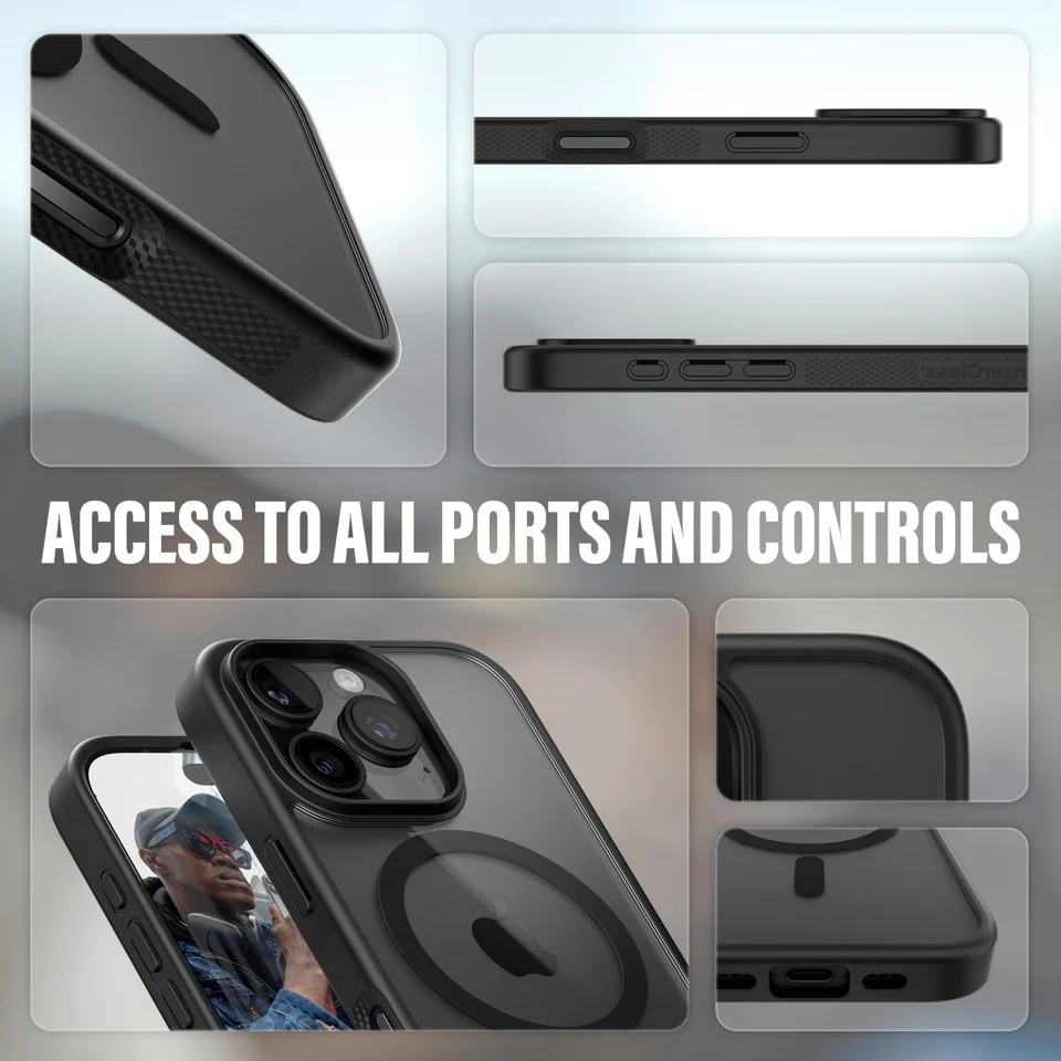 PanzerGlass - HardCase MagSafe - iPhone 16 Pro - Sort