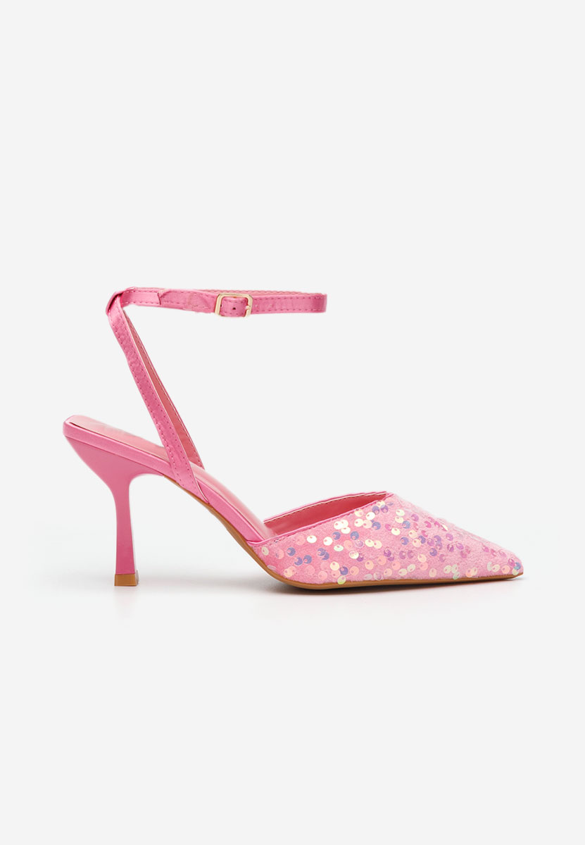 Chaussures stiletto slingback roses Alaia