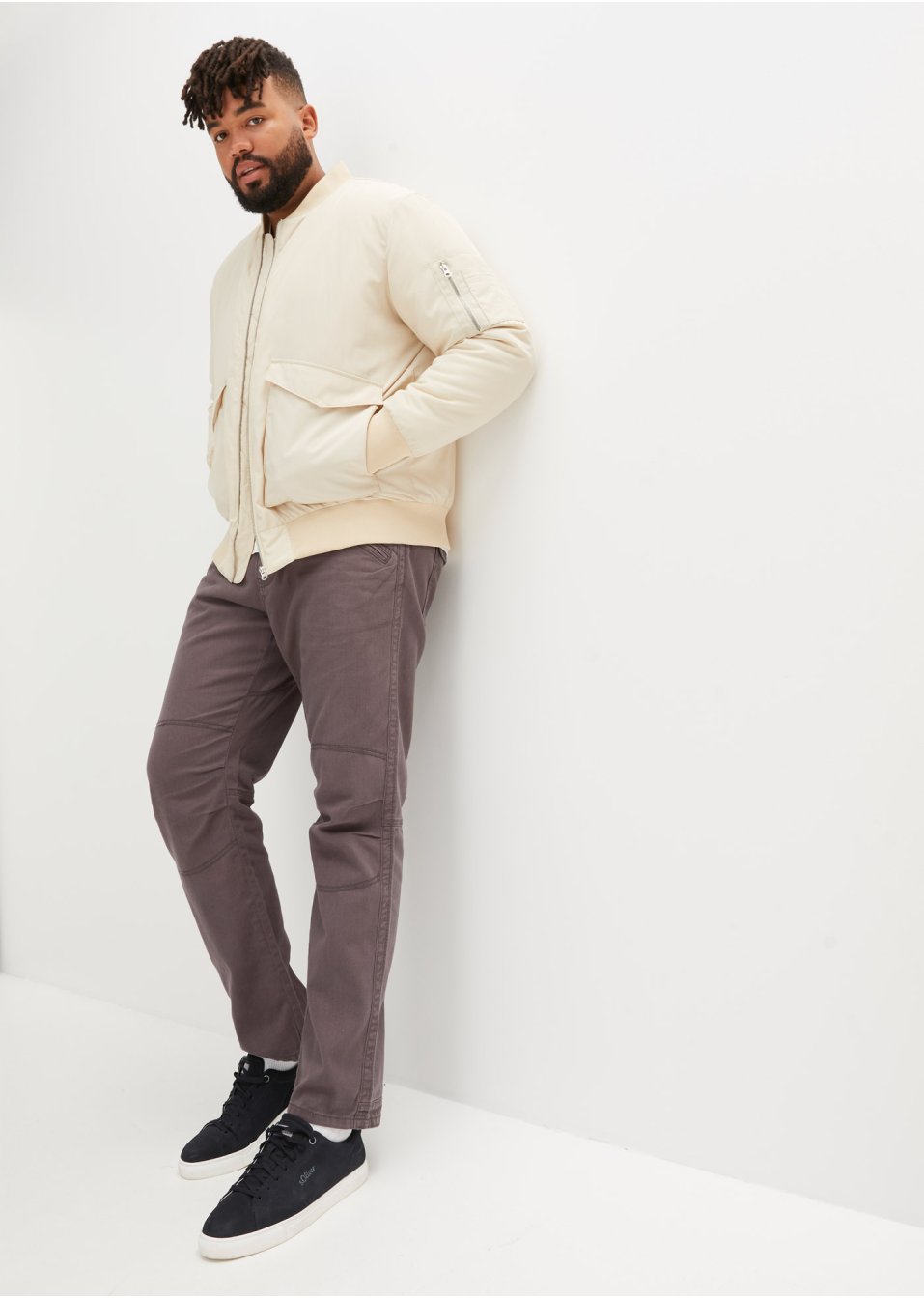 Veste style blouson avec polyester recyclé