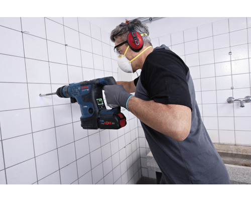 Bosch Professional GBH 18V-34 CF accuboorhamer, inclusief 2 accu's (8 Ah) en lader