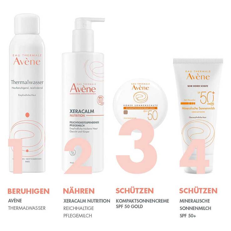 Avene Kompaktsonnencreme gold SPF 50, 10 g