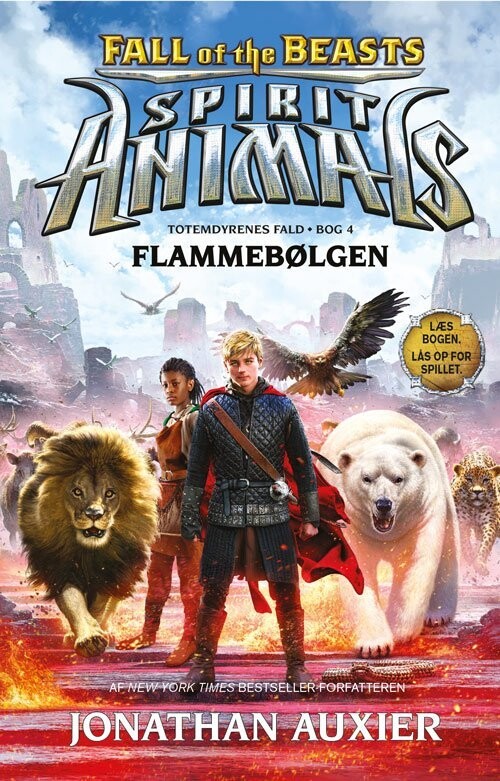 Spirit Animals - Fall Of The Beasts 4: Flammebølgen - Jonathan Auxier - Bog