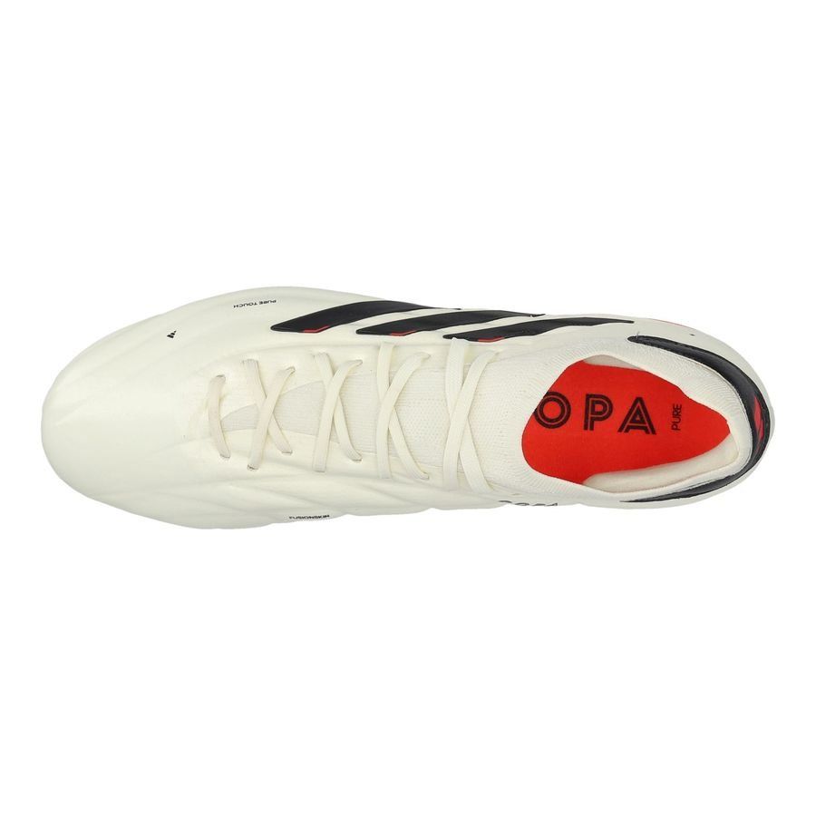 adidas Copa Pure 2 Elite KT FG Solar Energy - Blanc/Noir/Rouge