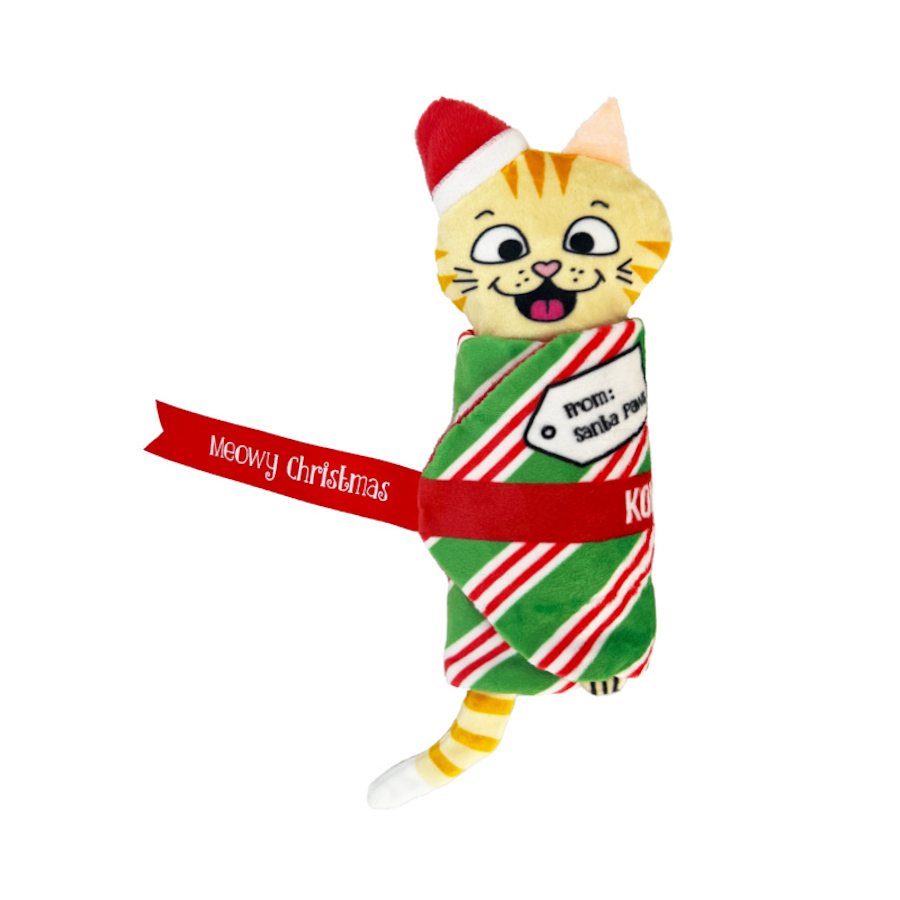 Brinquedo para gatos Kong Holiday Pull-A-Part Present