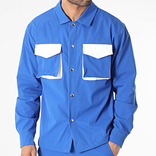 Ensemble Veste Et Pantalon Cargo Bleu Roi