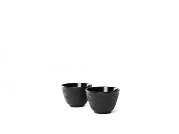 Bredemeijer Xilin - Tea mug - Størrelse 7.8 cm diameter - Høyde 5.3 cm - svart (en pakke 2)