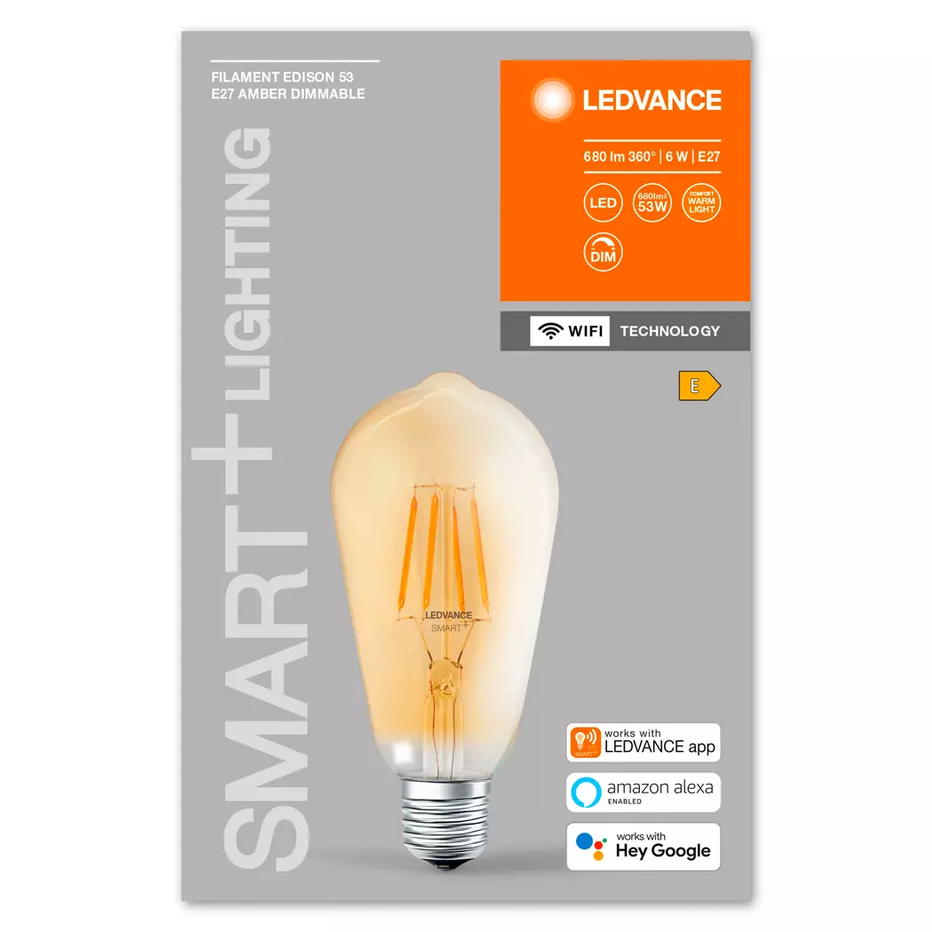 LED-Kolbenform E27/6 Watt/Energie E