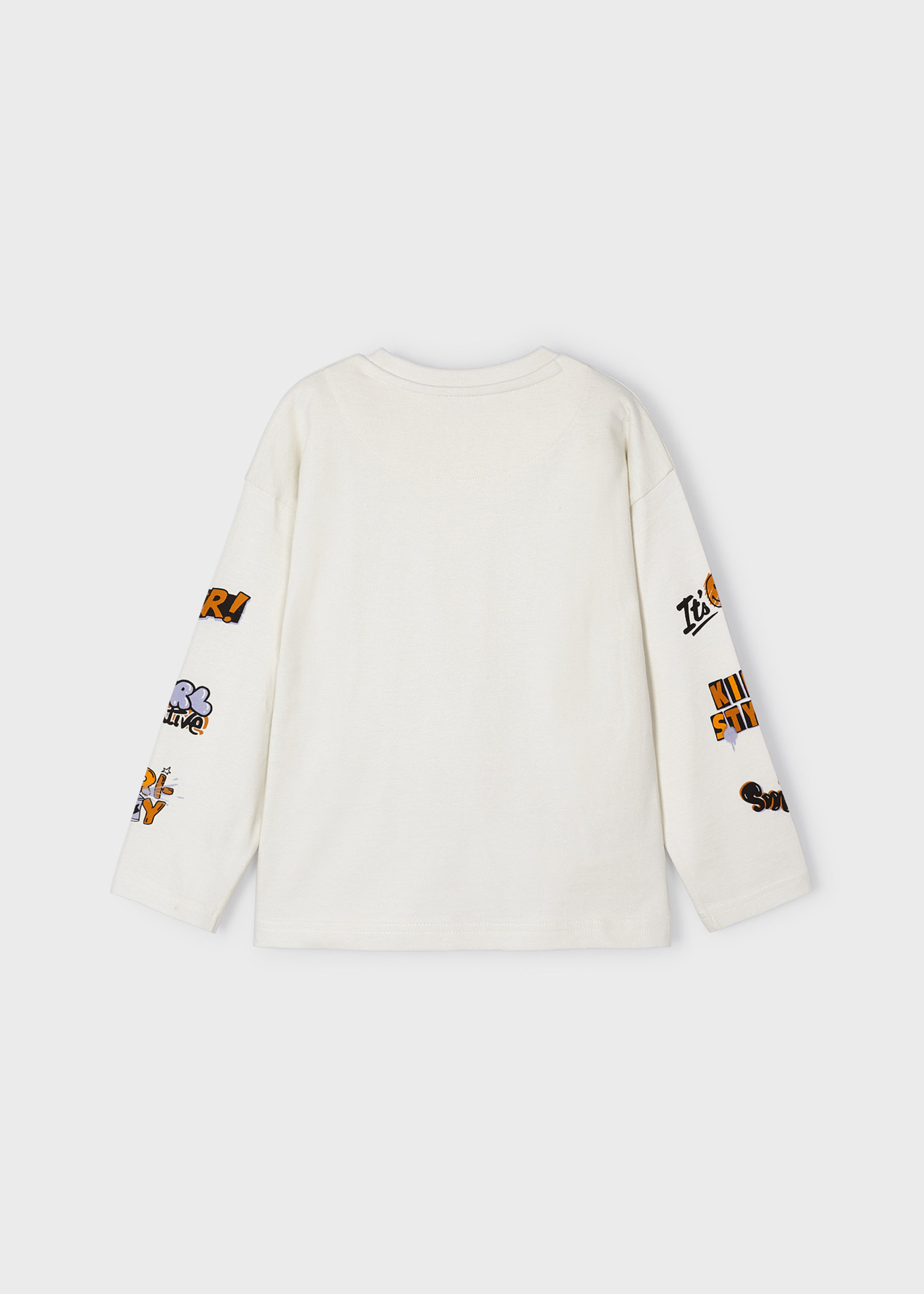 Camiseta de manga comprida estampada Better Cotton para meninos