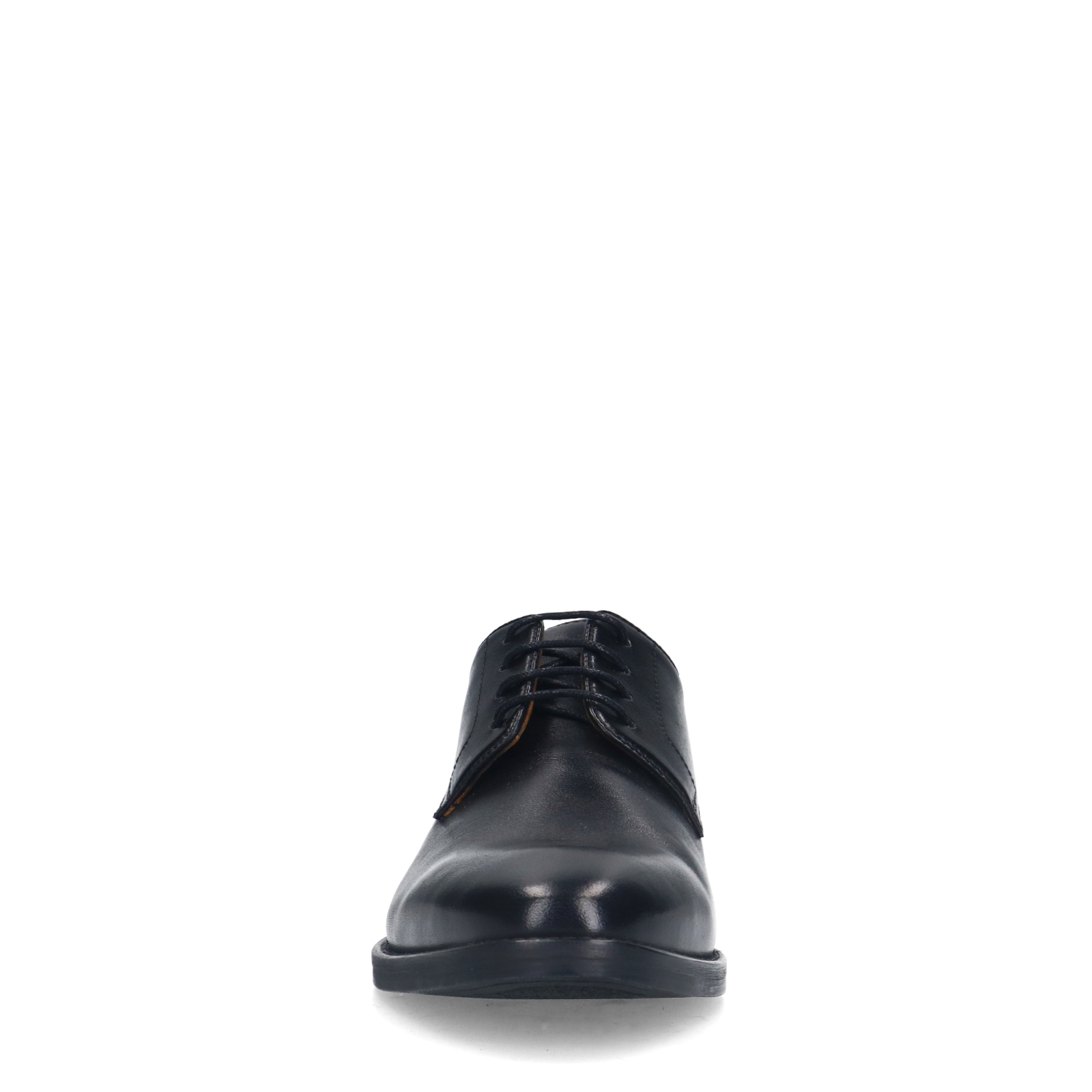 Zwarte leren veterschoenen