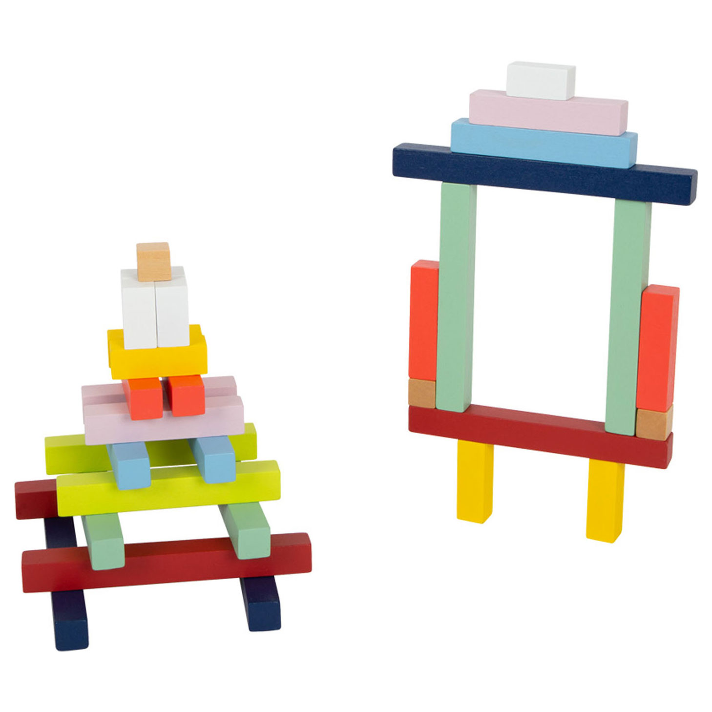 Small Foot-Houten Rekenblokken in Box, 100dlg.