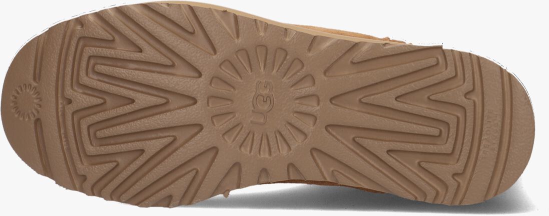 UGG cognac ugg vachtlaarzen w classic zip mini