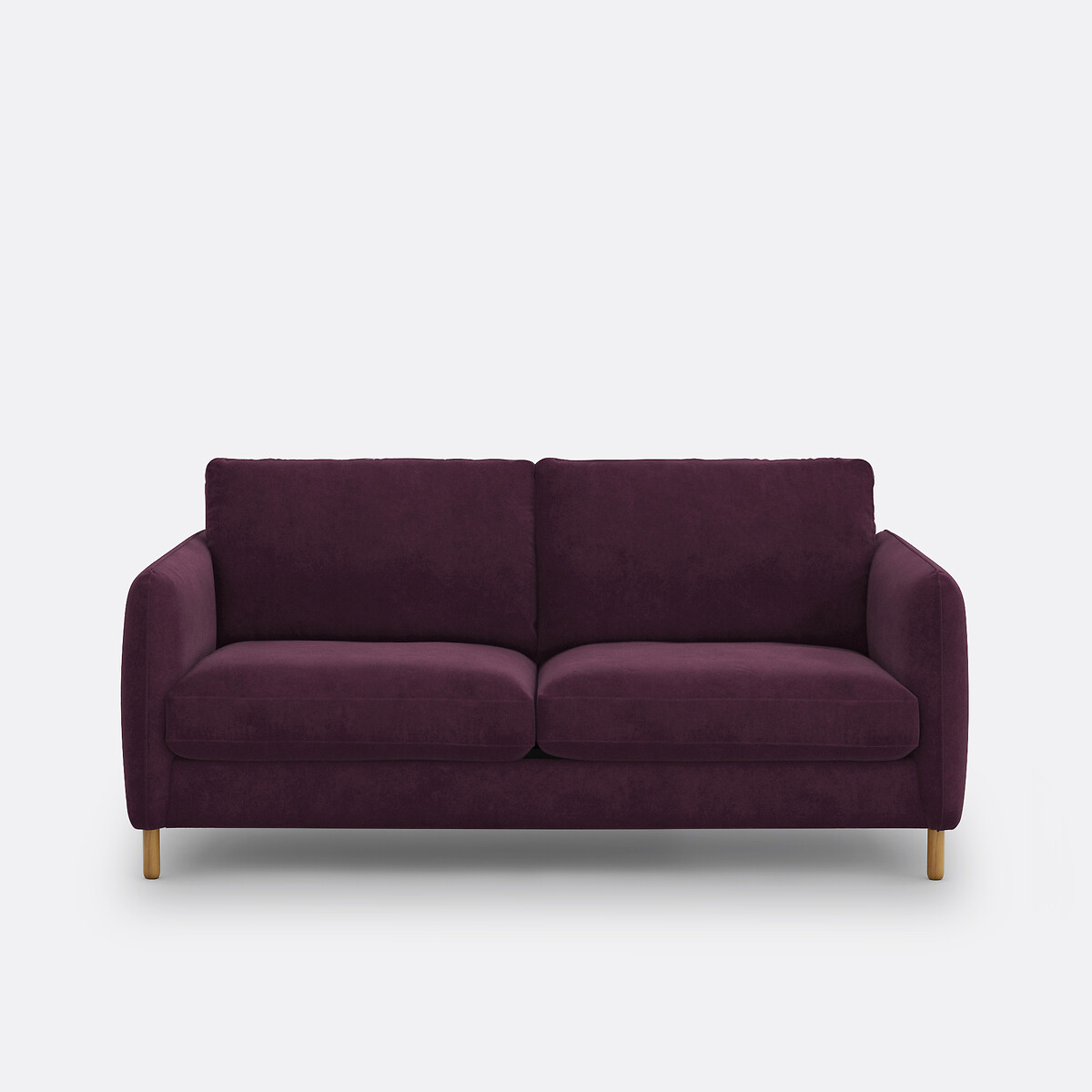 LA REDOUTE INTERIEURS<br>Sofá de veludo, 3 lugares, Loméo