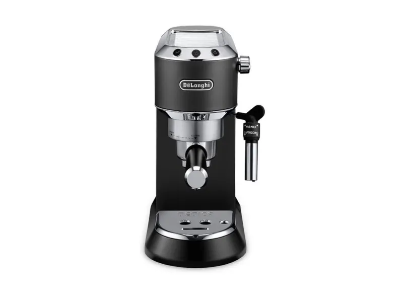 De'Longhi DEDICA EC 685.BK - Kaffemaskine med mælkeskummer - 15 bar - sort