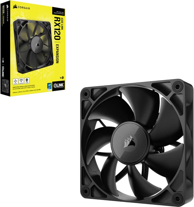 Corsair iCUE LINK RX120 RGB 120mm PWM udvidelsesblæser