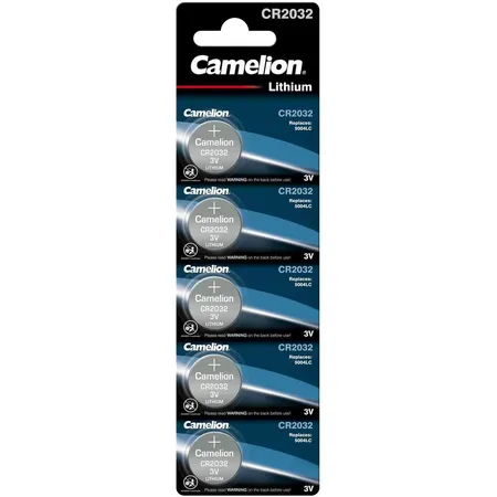 Camelion CR2032-BP5 Lithium Knopfzelle, 3V, 5er-Pack, Blister