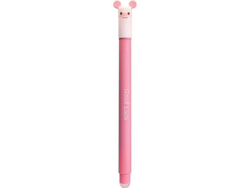 Eberhard Faber Gelschreiber Animal Erase It Schwein, 0.7 mm Radierbare Gelschreiber in Tierform