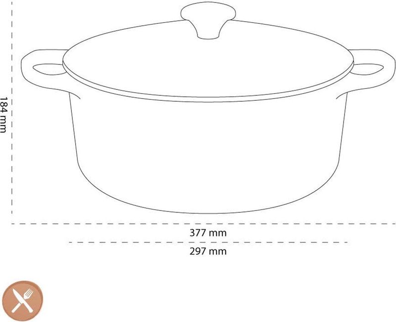 Braadpan Le Creuset Signature Rond Kersenrood 28 cm