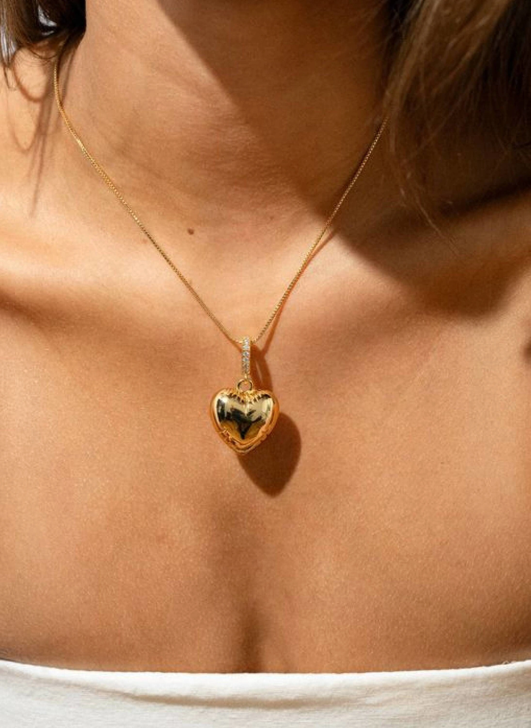 CRYSTAL HAZE Anhänger BALLON HEART PENDANT by GLAMBOU