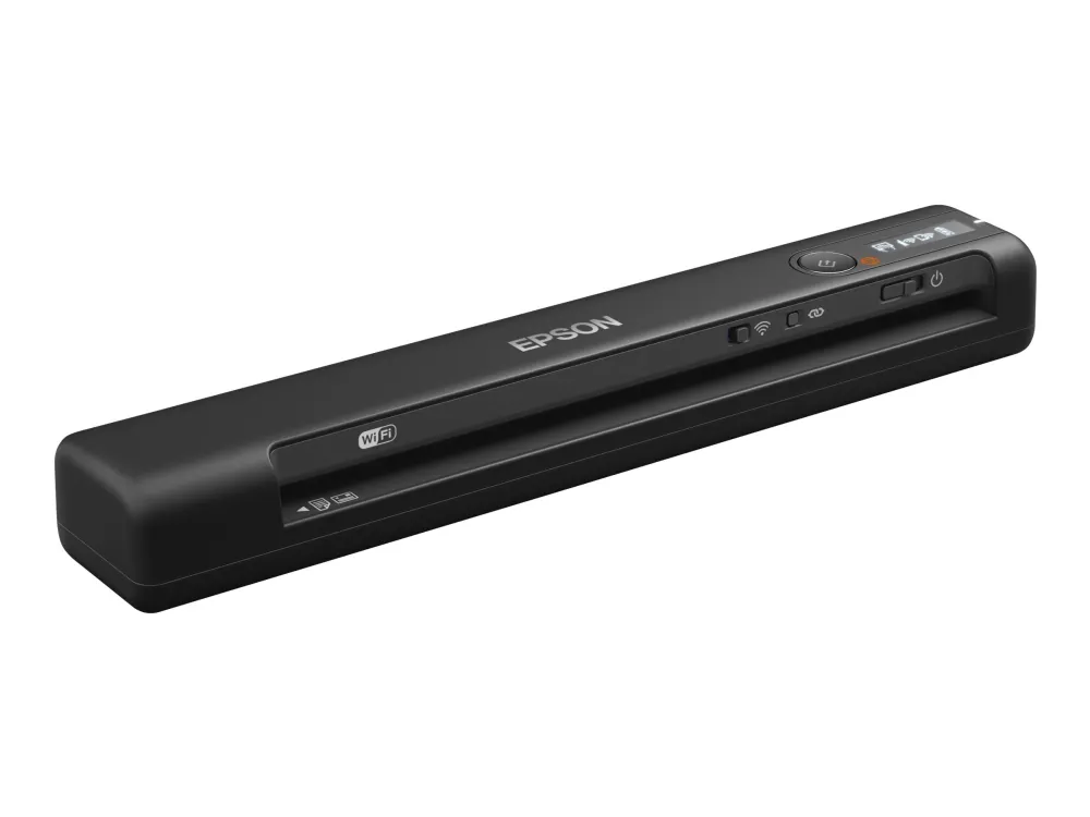 Epson WorkForce ES-60W - Scanner med papirfødning - Contact Image Sensor (CIS) - A4 - 600 dpi x 600 dpi - op til 300 scanninger pr. dag - USB 2.0, Wi-Fi(n)