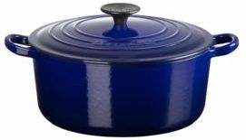 Le Creuset - Gietijzeren Braadpan - 24 cm / 4,2 Liter - Indigo
