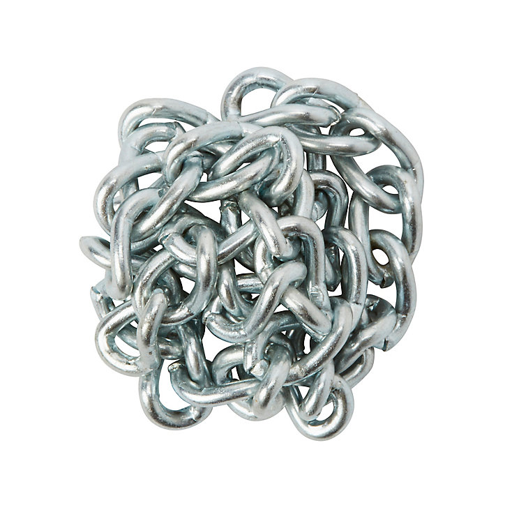 Chaîne non soudée nouée en acier Diall ø2 mm, 2.5 m