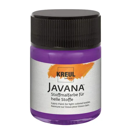 KREUL Javana Stoffmalfarbe für helle Stoffe Violett 50 ml
