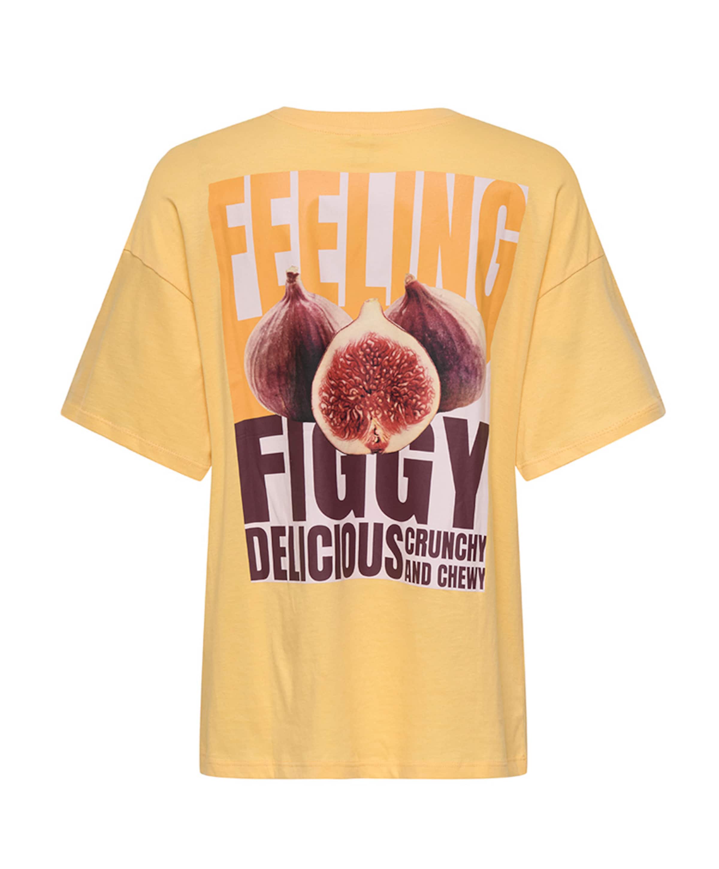 Only Dames T-shirt geel